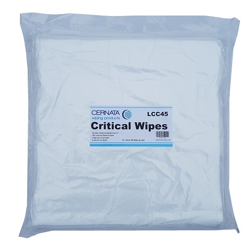 CERNATA Extra Large Cleanroom Wipes 45x45cms Pack of 100